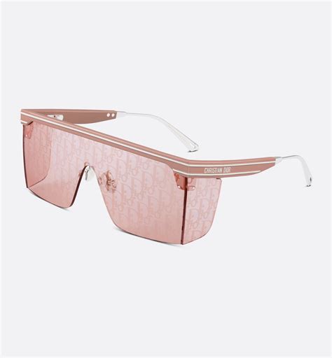 DiorClub M1U Pink Dior Oblique Mask Sunglasses